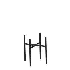 Best ohgreen Ascot plant standaard zwart - h9,5xd8,5cm