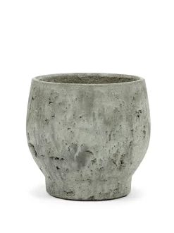 Hot ohgreen Clay Pot roots l17xb17x 15,5 grijs