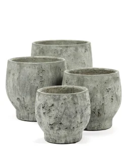 Hot ohgreen Clay Pot roots l17xb17x 15,5 grijs