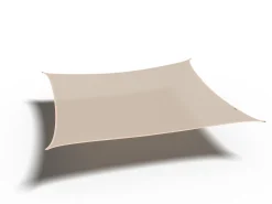 Clearance ohgreen Coolfit schaduwdoek vierkant, 500x500cm, ecru