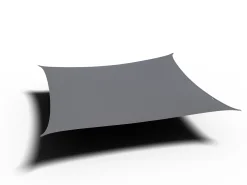 Clearance ohgreen Dreamsail schaduwdoek vierkant, 400x400cm, grijs