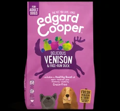 Best ohgreen Edgard & cooper, hondenbrokken voor adult met hert en eend, 7kg