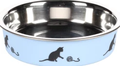 Hot ohgreen Eetpot kat kena blauw 11,5cm 160ml