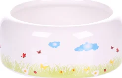 Best ohgreen Eetpot knaagdier kiki keramisch rond wit m 11,5x11,5x4,5cm 275ml