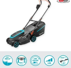 ohgreen Gardena powermax 37 grasmaaier accu
