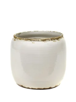 Outlet ohgreen Glazed shades Pot costa m white d21h21