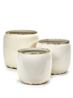 Online ohgreen Glazed shades Pot costa s white d18,5h19