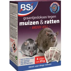 Discount ohgreen Graantjeslokaas tegen muizen en ratten Brodi-Kill