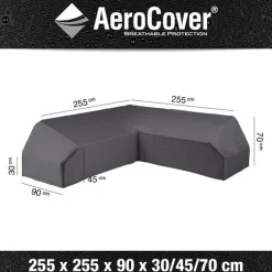 Best ohgreen Hoes lounge met platform 255x255x90xh30/45/70cm