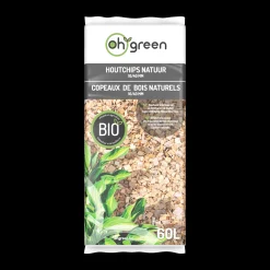 Clearance ohgreen Houtchips natuur 60l