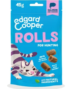 Sale ohgreen Kattensnacks | ec rolls zalm&kip 45g
