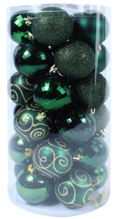 Best ohgreen Kerstbal woudgroen (30sts)