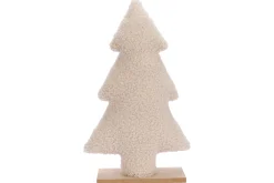 Clearance ohgreen Kerstboom plush beige 20x5xh33cm