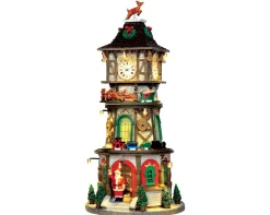 Best ohgreen Kerstklokkentoren, met 4,5v adapter