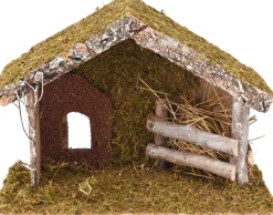 Online ohgreen Kerststal zonder figuren