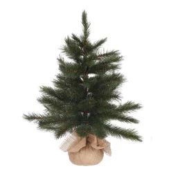 Hot ohgreen Kunstkerstboom m-burlap h60cm