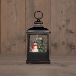 Best ohgreen Led lantaarn sneeuwpop glitterwater