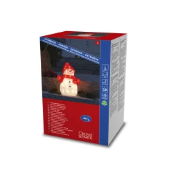 Best ohgreen Led sneeuwpop met muts en sjaal