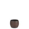 Clearance ohgreen Lester pot rond roest stone - h12xd14cm