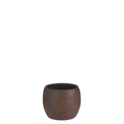 Clearance ohgreen Lester pot rond roest stone - h12xd14cm
