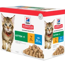 Sale ohgreen Natvoer voor katten science plan kitten kip en zeevis 85g multipack