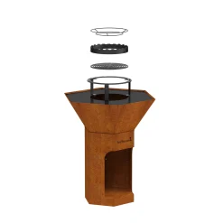 Best ohgreen Nestor Original corten staal met essentials (3 accessoires)