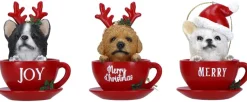 Best ohgreen Ornament hond in kopje