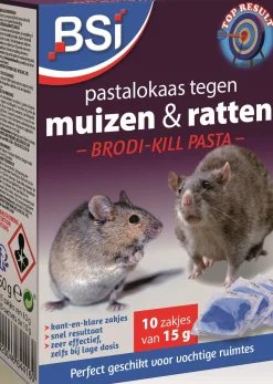 Outlet ohgreen Pastalokaas tegen ratten en muizen Brodi-Kill