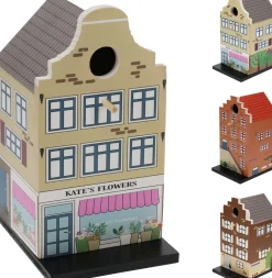 Sale ohgreen Vogelhuis hout 15x12x23cm 3ass