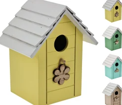 ohgreen Vogelhuisje 14x17cm 4ass kleur