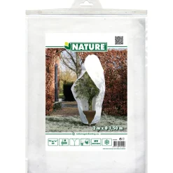 New ohgreen Winterafdekhoes met ritssluiting 150cmx2m wit