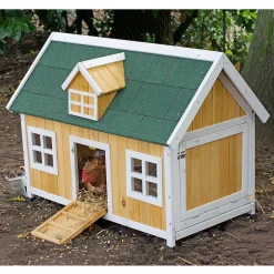 Discount ohgreen Woodland kippen/konijnenhok combi