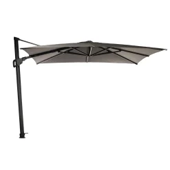 Clearance ohgreen Zweefparasol Deluxe antraciet met LED